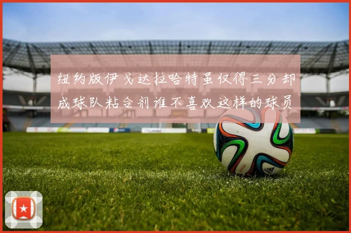纽约版伊戈达拉哈特虽仅得三分却成球队粘合剂谁不喜欢这样的球员